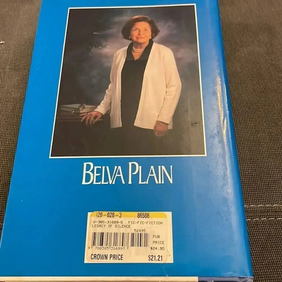 Legacy of Silence - Belva Plain Book - EUC - Picture 3 of 3
